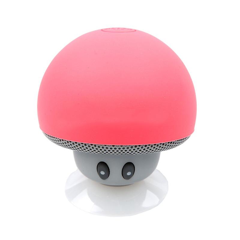Di động không dây mini bluetooth loa nấm micrô không dây di động âm thanh mini mini mini máy nghe nhạc pocket loa âm thanh Color: Pink