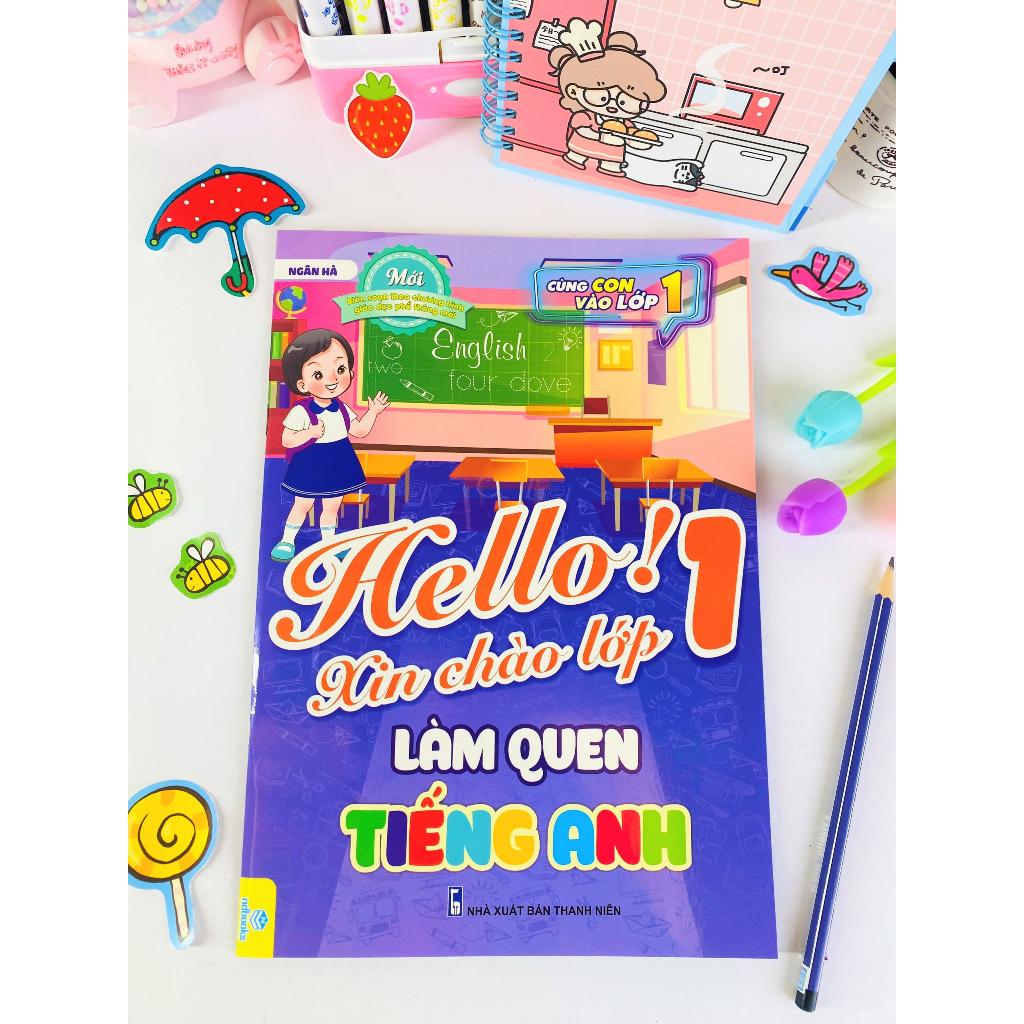 Sách - Trọn Bộ 5 Cuốn Hello! Xin Chào Lớp 1 - Biên Soạn Theo Chương Trình Mới - ndbooks