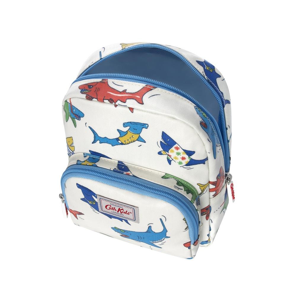 Cath Kidston - Balo trẻ em Kids Mini Backpack Summer Sharks - 1001648 - IVORY