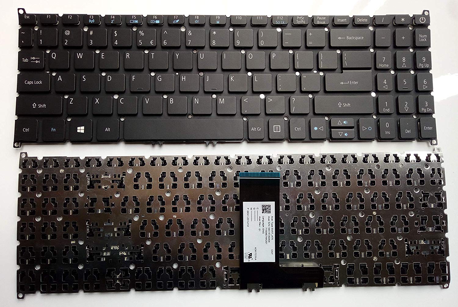 Bàn phím laptop loại tốt Acer Swift 3 SF315-51,SF315-51G,SF315-52,SF315-52G,N17P4, Aspire A314-21,A314-32,A314-33,A315-22,A315-34,A315-42,A315-41,A315-54,A315-55,A315-56