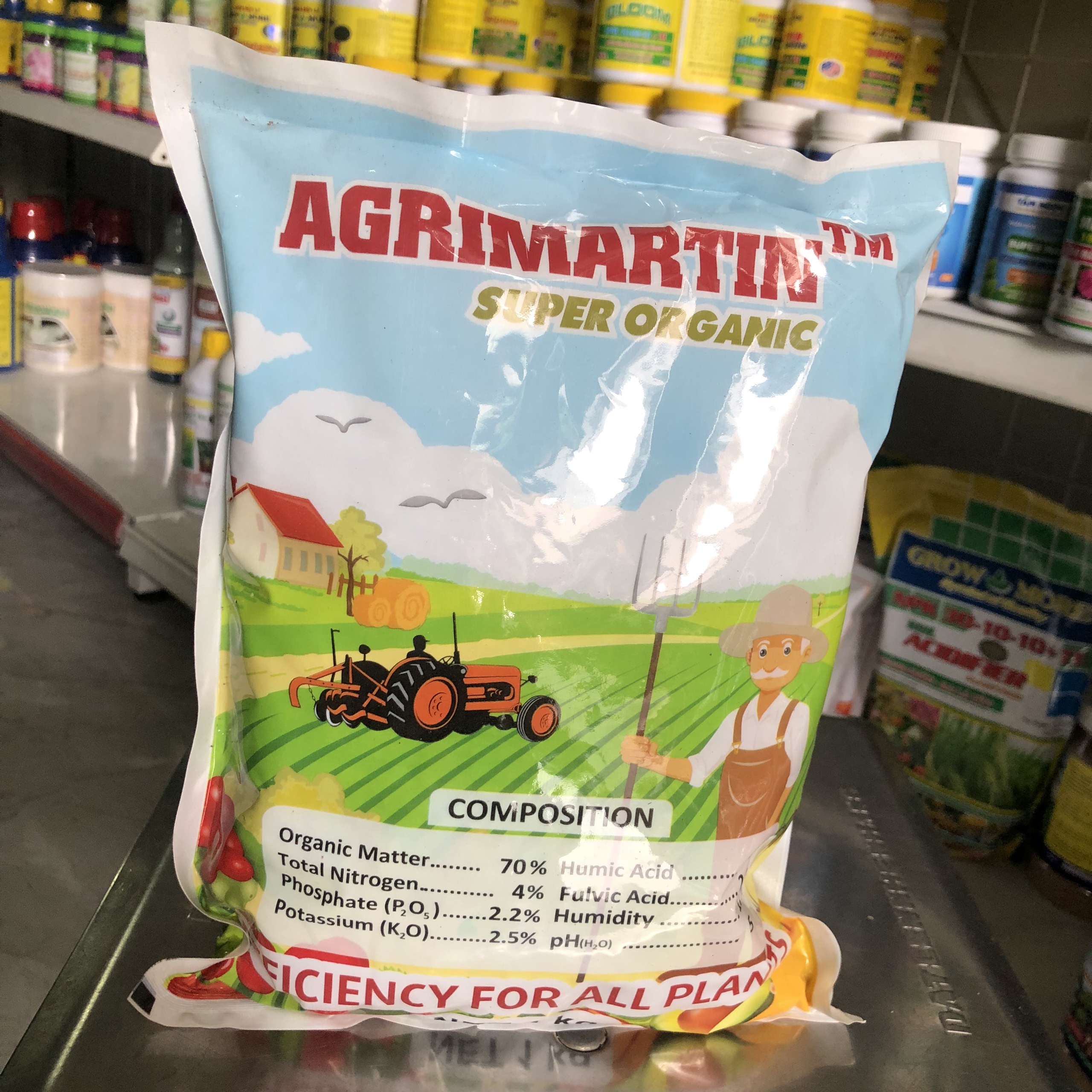 PHÂN HỮU CƠ VIÊN NÉN CAO CẤP - AGRIMARTIN LOẠI 1KG
