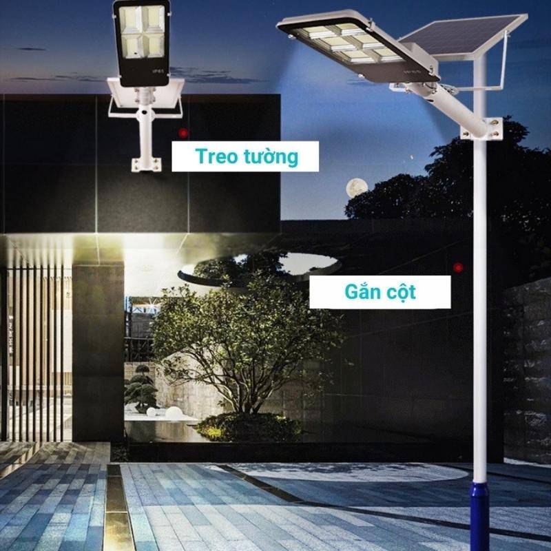 Đèn Năng Lượng Mặt Trời Sân Vườn,Đèn Led Bàn Chải 300W,400W,500W,600w Có Điều Khiển Từ Xa, Chống Nước IP67