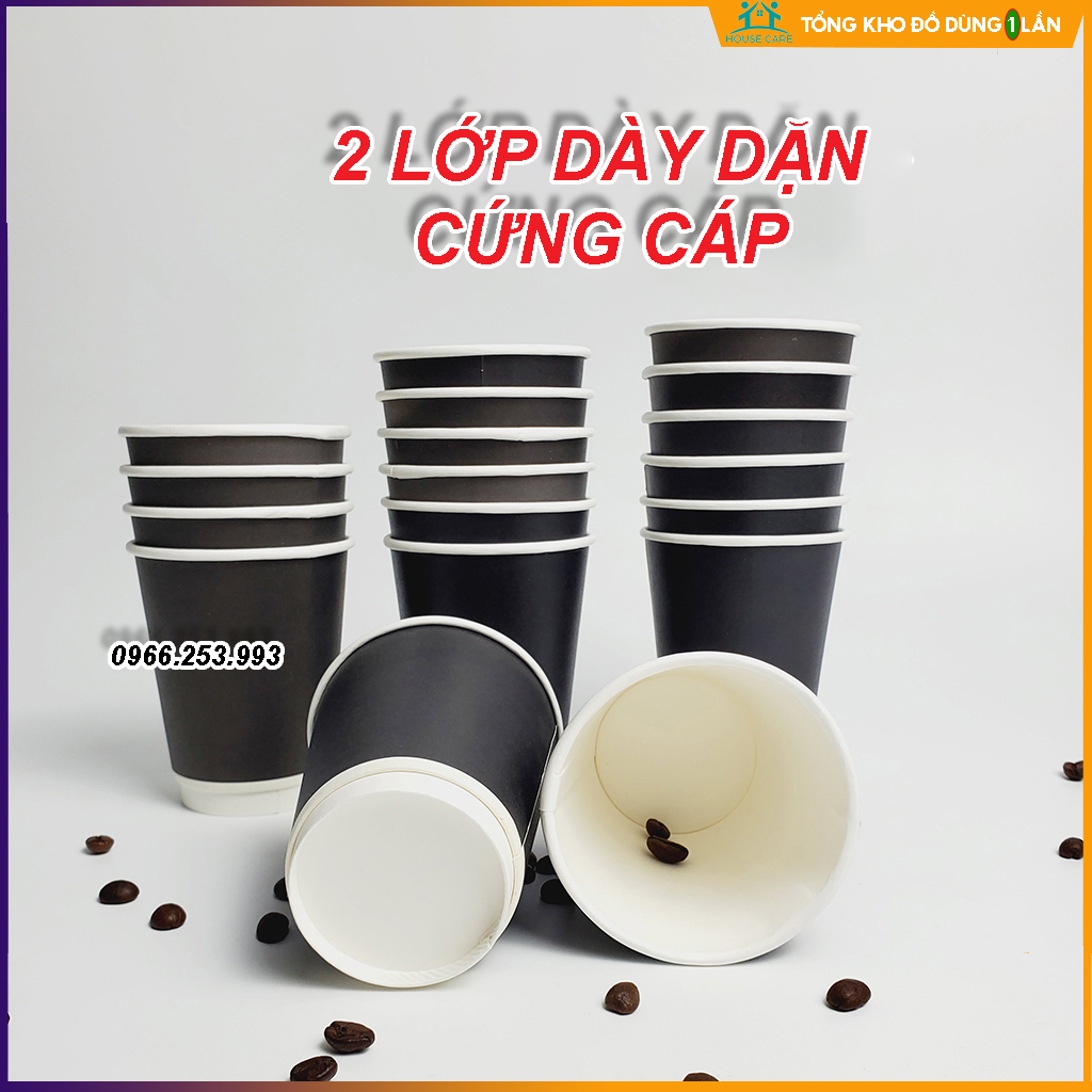 50 chiếc cốc giấy 2 lớp hàn quốc siêu đẹp