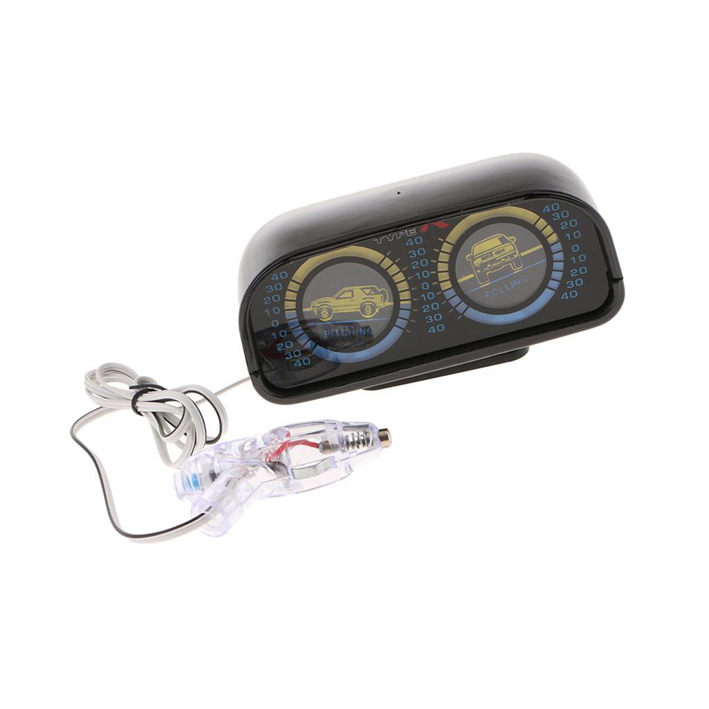 Roll/Pitch Indicator Clinometer without Compass with LED