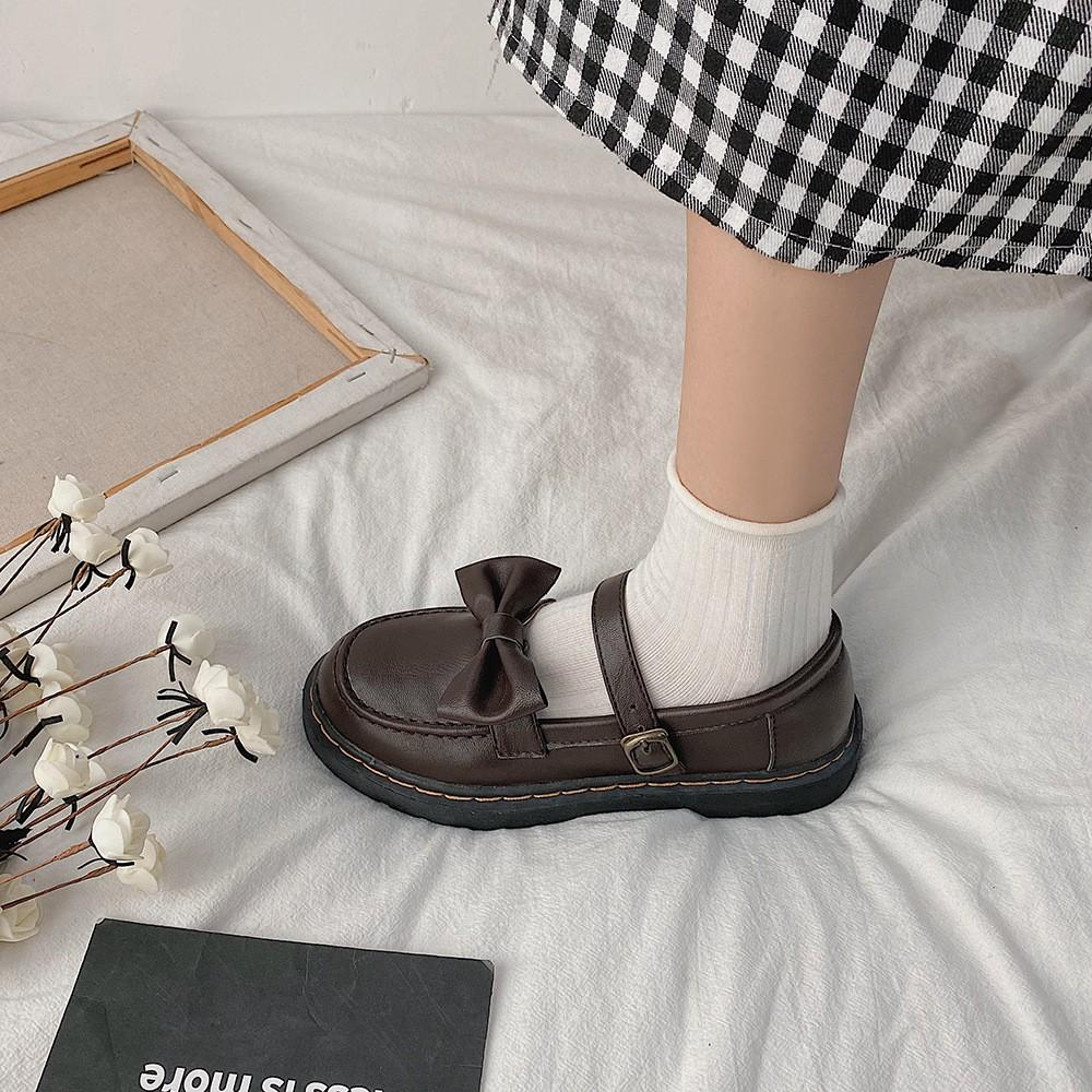 Giày phong cách Nhật Bản thời trang cho bé dễ thương