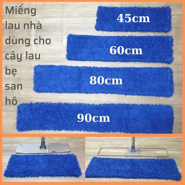 Nùi cây lau bẹ san hô 45-60-80-90cm Bông-Tấm-Miếng lau sàn nhà Công Nghiệp San Hô thay thế trường học siêu thị bệnh viện