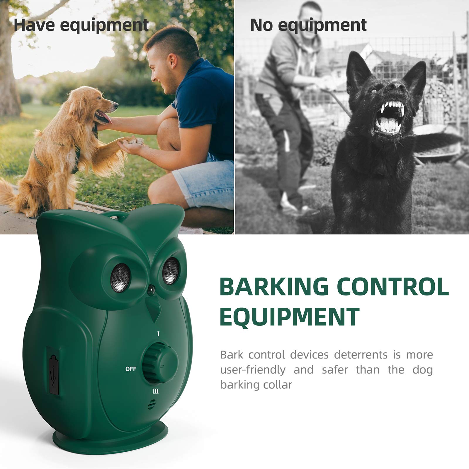 Thiết bị ngăn chó sủa bảo vệ bạn khỏi tiếng ồn khó chịu Anti Barking Device