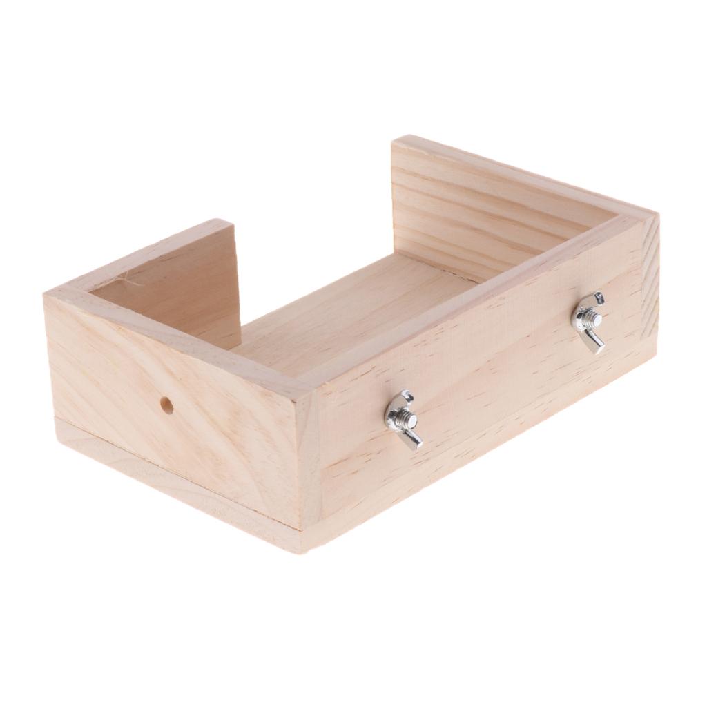 Pet Wooden Platform Stand Toy Hamster Perches For Bird Parrot Cage