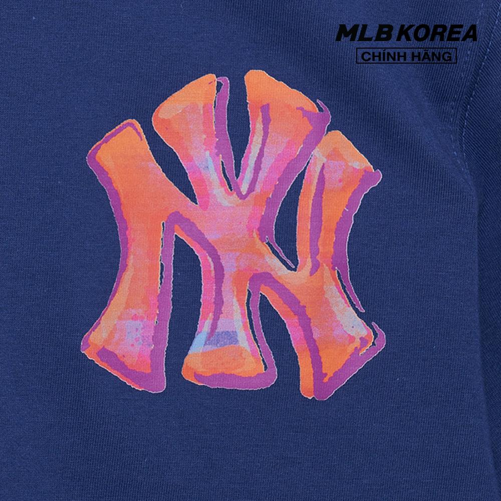MLB - Áo thun unisex cổ tròn tay ngắn phối logo trẻ trung 3ATSL0233