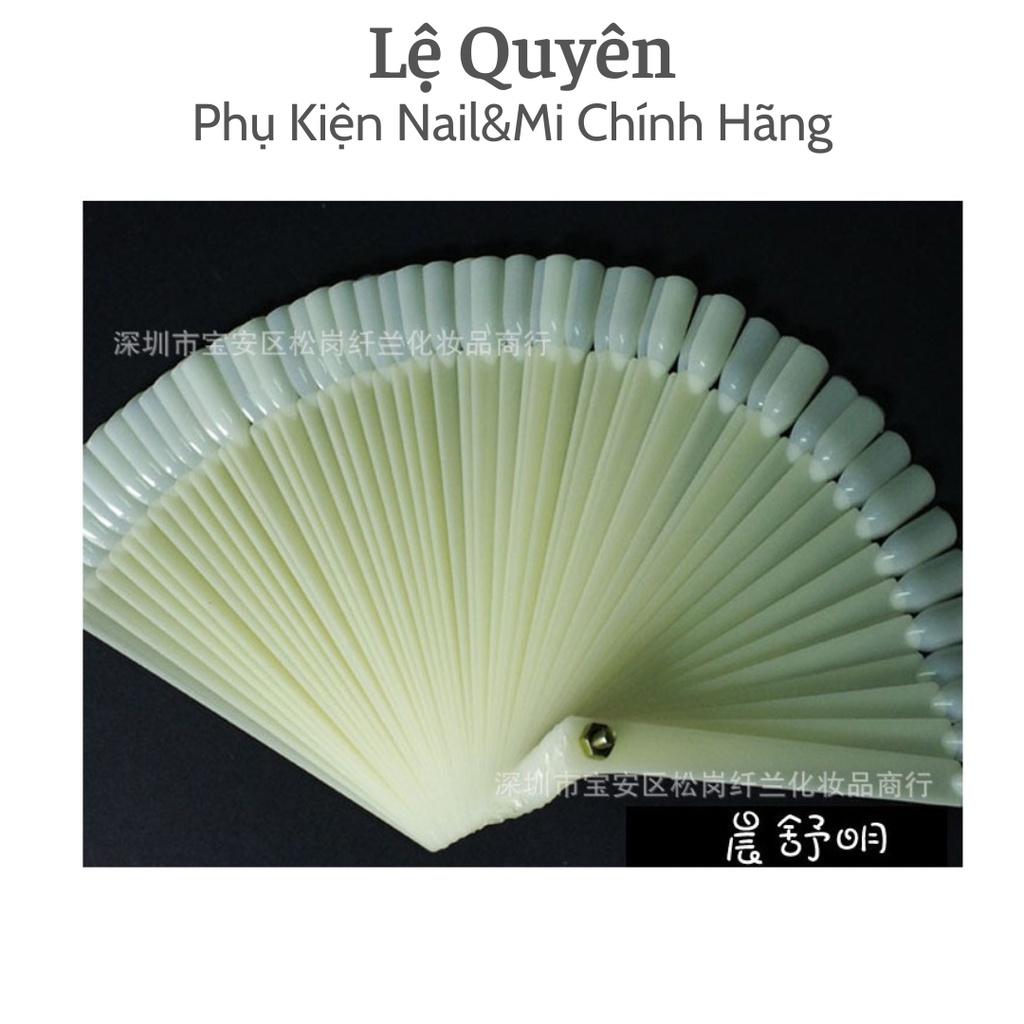 Set 50 que móng tập sơn móng nhọn, vuông, tròn màu ngẫu nhiên