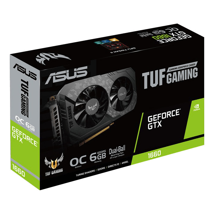 Card Màn Hình VGA ASUS TUF-GTX1660S-O6G-GAMING - Hàng Chính Hãng