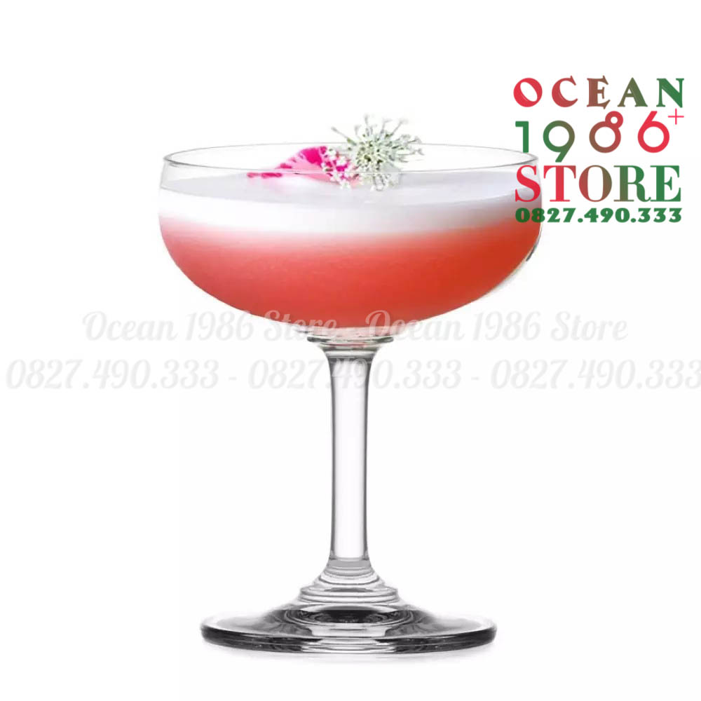 Bộ 6 Ly Thủy Tinh Xếp Tháp Ocean Thái Lan Classic Saucer Champagne – 1501S05 – 135ml