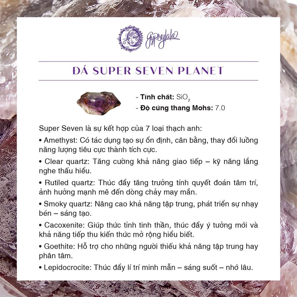 Vòng tay đá Super Seven mini tinh tế SP002567 Gypsy.lala