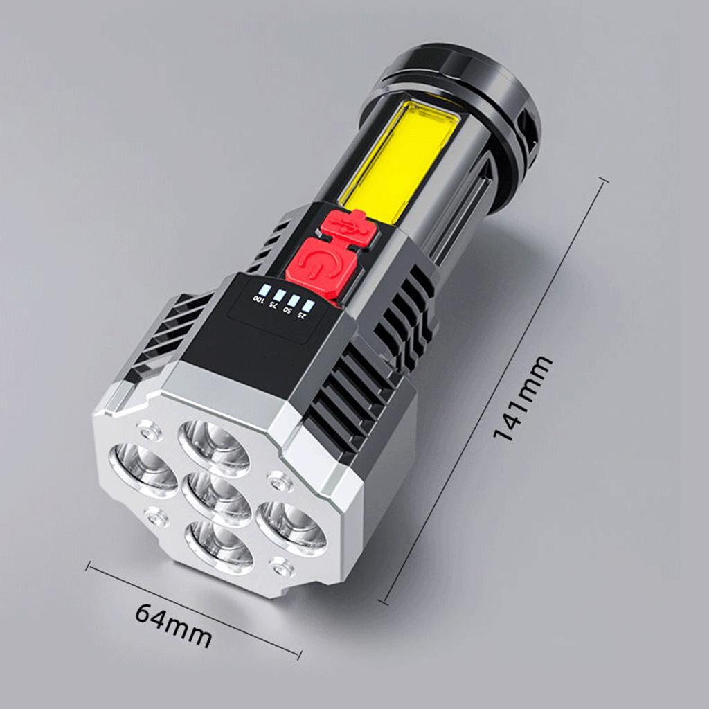 COB Flashlight USB Rechargeable   Outdoor  Cycling