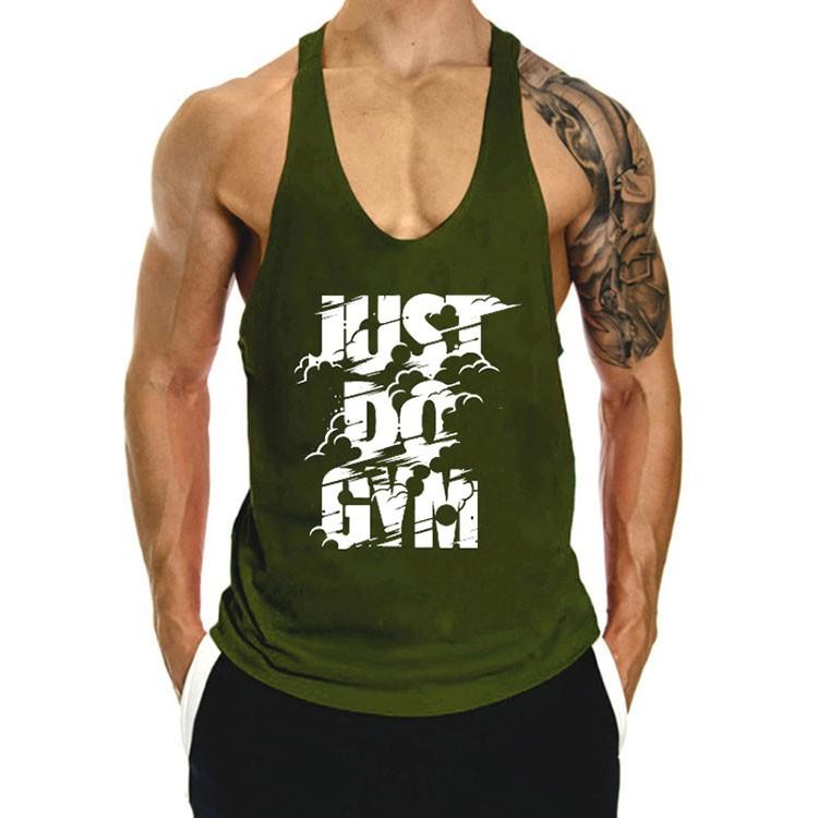 Áo Tập Gym Nam Just Do Gym - Áo Tập Gym 3 Lỗ Vải Cotton cao cấp