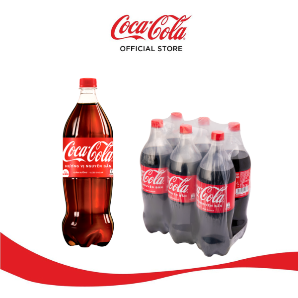 Nước Giải Khát Có Gas Coca-Cola chai 1.5L Coca-Cola Official Store