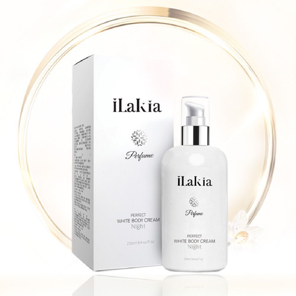 iLakia - Kem Dưỡng Trắng Body PERFECT WHITE CREAM Hương Nước Hoa - Ban Đêm 250ml KOREA