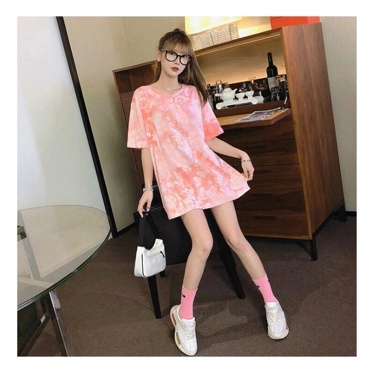 Áo thun loang Cotton form rộng Cực đẹp , tôn dáng phong cách hàn quốc mới độc lạ
