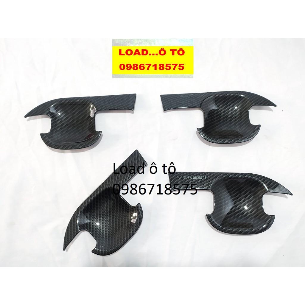 Ốp Hõm Cửa Carbon Xe Ford Everest 2021-2019 Cao Cấp Nhất Thị Trường