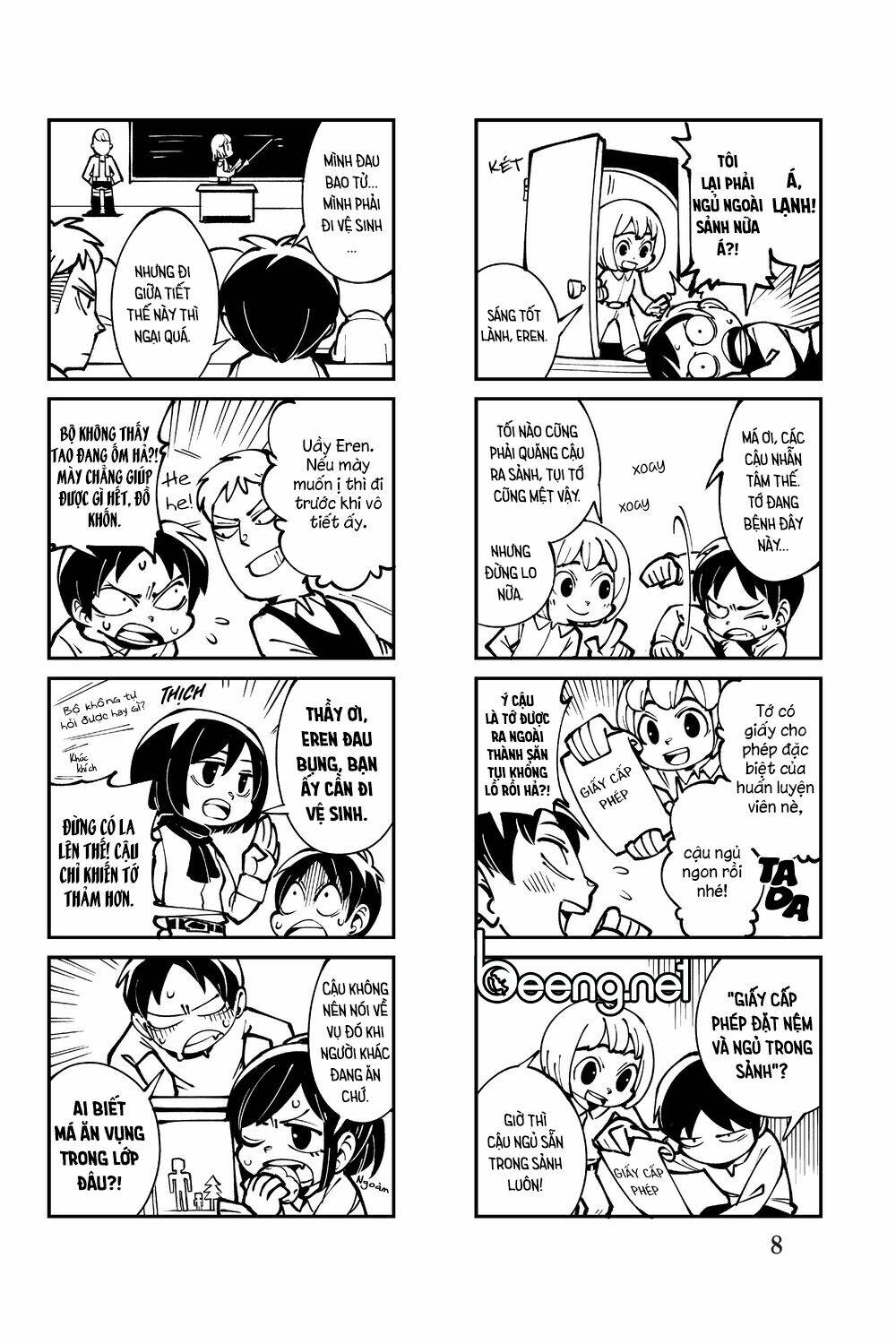 cà khịa với khổng lồ chapter 1 8