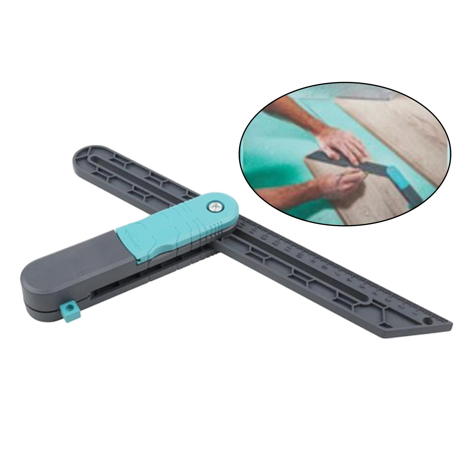 Lock Angle Measuring Ruler Adjustable Level Measure Tool Wooden Marking Woodworking Gauge Metric Carpenter