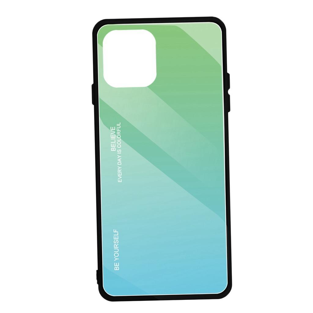 Gradient glass cover case for iPhone 11 Pro 6.1 inch for iPhone 11 Red+Black
