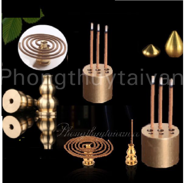Đế cắm nhang vòng, nhang không tăm mini - thờ cúng