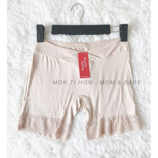Quần mặc trong váy cạp chéo