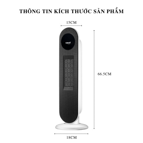 Máy Sưởi Huyndai BL-K17J, quạt sưởi mùa đông