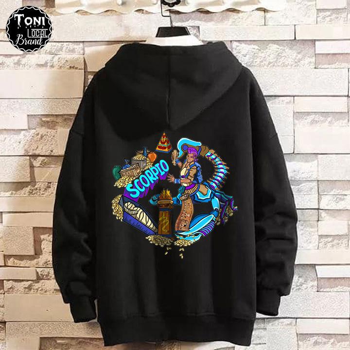 Áo Hoodie Local Brand Unisex BỌ CẠP Nỉ Bông Form Rộng Full Box (HD9030L - Bộ Sưu Tập 12 Cung Hoàng Đạo)