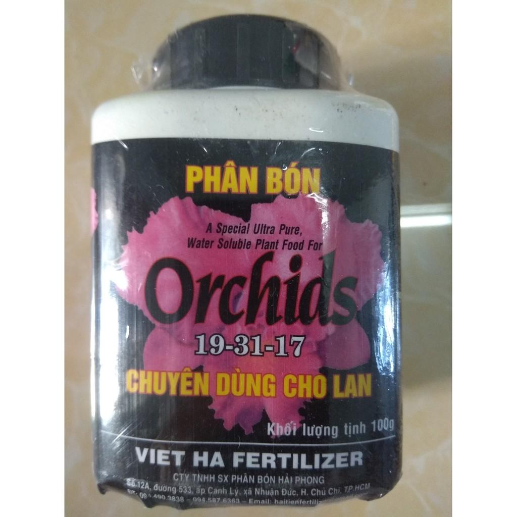 Phân bón chuyên dùng cho phong lan NPK 19-31-17+TE - chai 100 gram