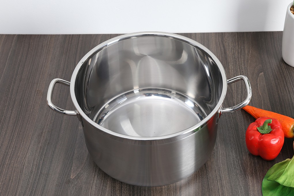 Bộ nồi xửng hấp inox cao cấp 30cm vung kính