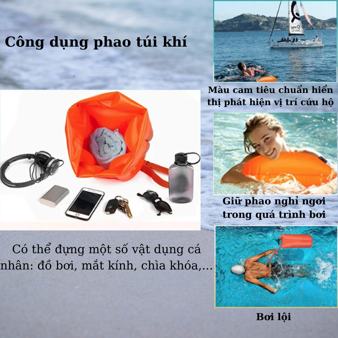 Phao Bơi Túi Khí SAEKO - SHOP TOÀN CHÂU