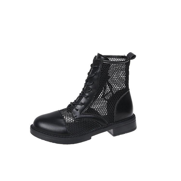 Bốt nữ cao cổ lưới thoáng khí cá tính (mã 5933 - BỐT LƯỚI