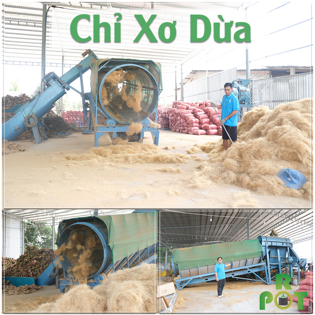 Chỉ Sợi Xơ Dừa Giữ Ẩm, Che Phủ Cây Trồng Chống Nấm Và Vi Khuẩn.