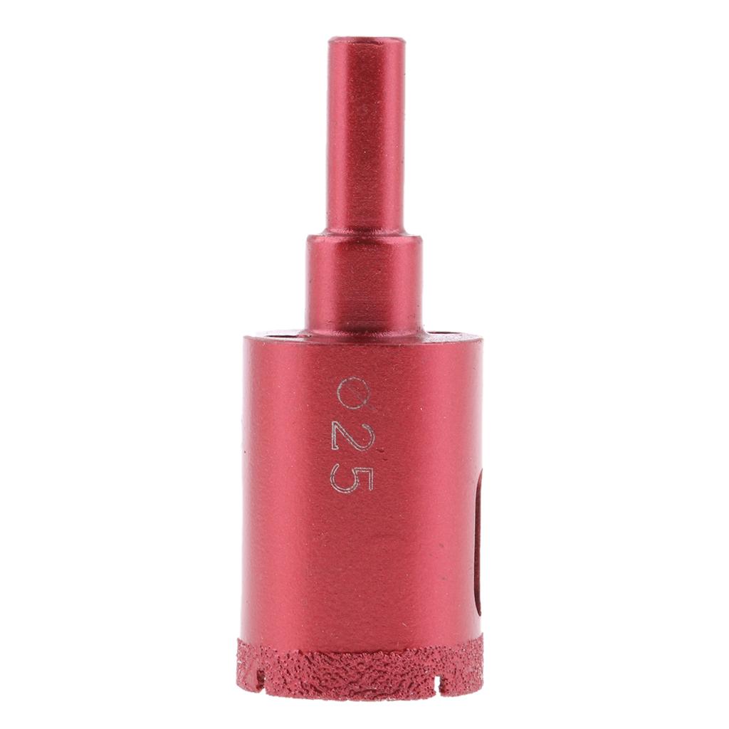 2 Pieces 25mm&18mm Diamond Tool Drill Bit Glass Ceramic Marble Tile
