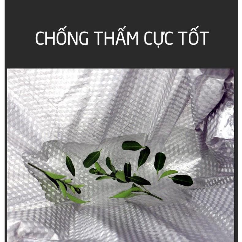 Bạt Phủ xe Ô Tô Bạt phủ xe hơi - áo trùm che phủ xe hơi nhôm bạc 4 chỗ đến 7 chỗ 2 lớp chống nóng mưa