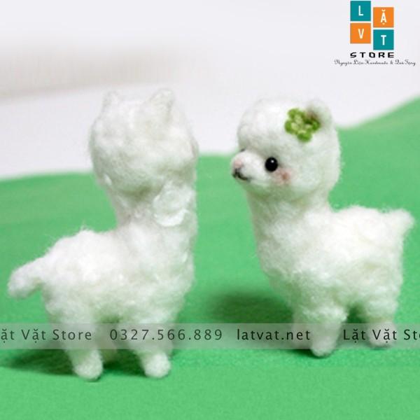 Bộ len chọc Lạc Đà Đơn Giản Siêu Dễ và Rẻ với LEN XOĂN siêu xịn và đẹp- Mipan - Needle felting mipan