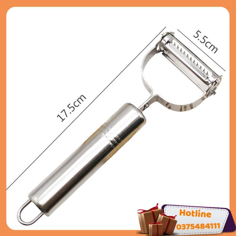 Dụng Cụ Gọt Nạo Vỏ Trái Cây, Củ Quả Inox - Hàng Loại 1