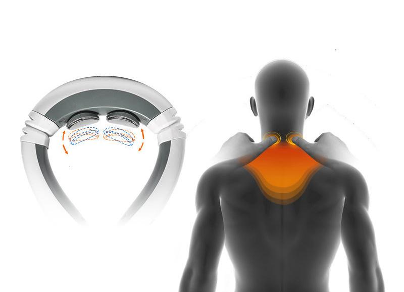 Máy mát sa cổ. Máy masage gáy chữ C cao cấp tiện dụng nhỏ gọn là quà tặng sức khỏe cho gia đình và bạn bè