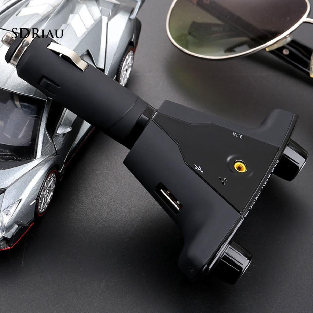 *QCDZ* BT06 Car MP3 Player Bluetooth 4.0 U Disk TF Card Black Mobile Phone Handsfree Car FM Transmitter for Vehicle