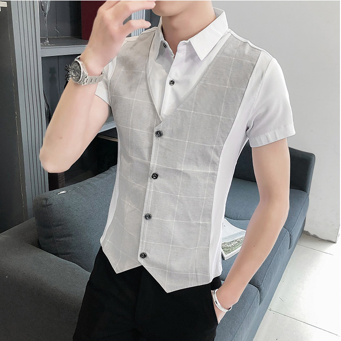 Áo sơ mi,áo sơ mi cộc tay thiết kế sang trọng lịch lãm,đẳng cấp thời trang hàng thiết kế cao cấp H42