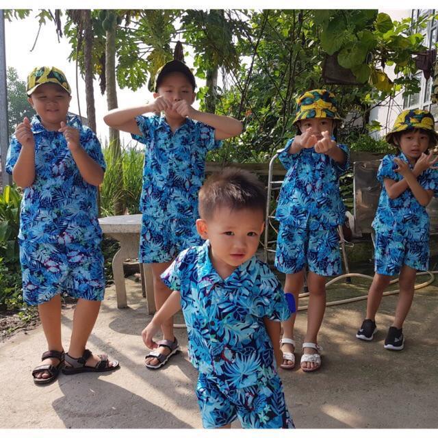 Bộ quần áo trái cây mùa hè cho bé