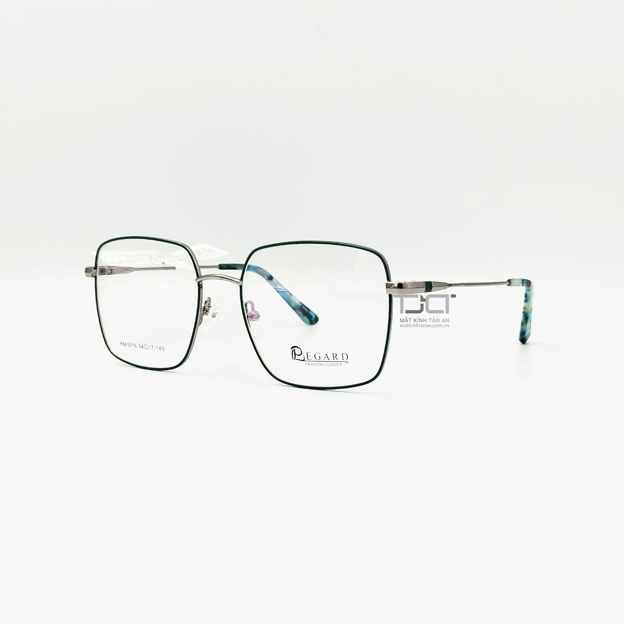 GỌNG KÍNH PHOM TRÒNG VUÔNG , NAM NỮ DÙNG ĐƯỢC, CHÍNH HÃNG REGARD RM0018-C3