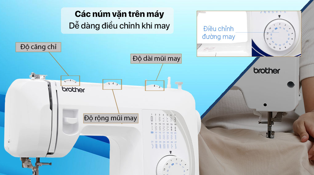 Máy May Brother GS2700 ( 51W) - Hàng chính hãng