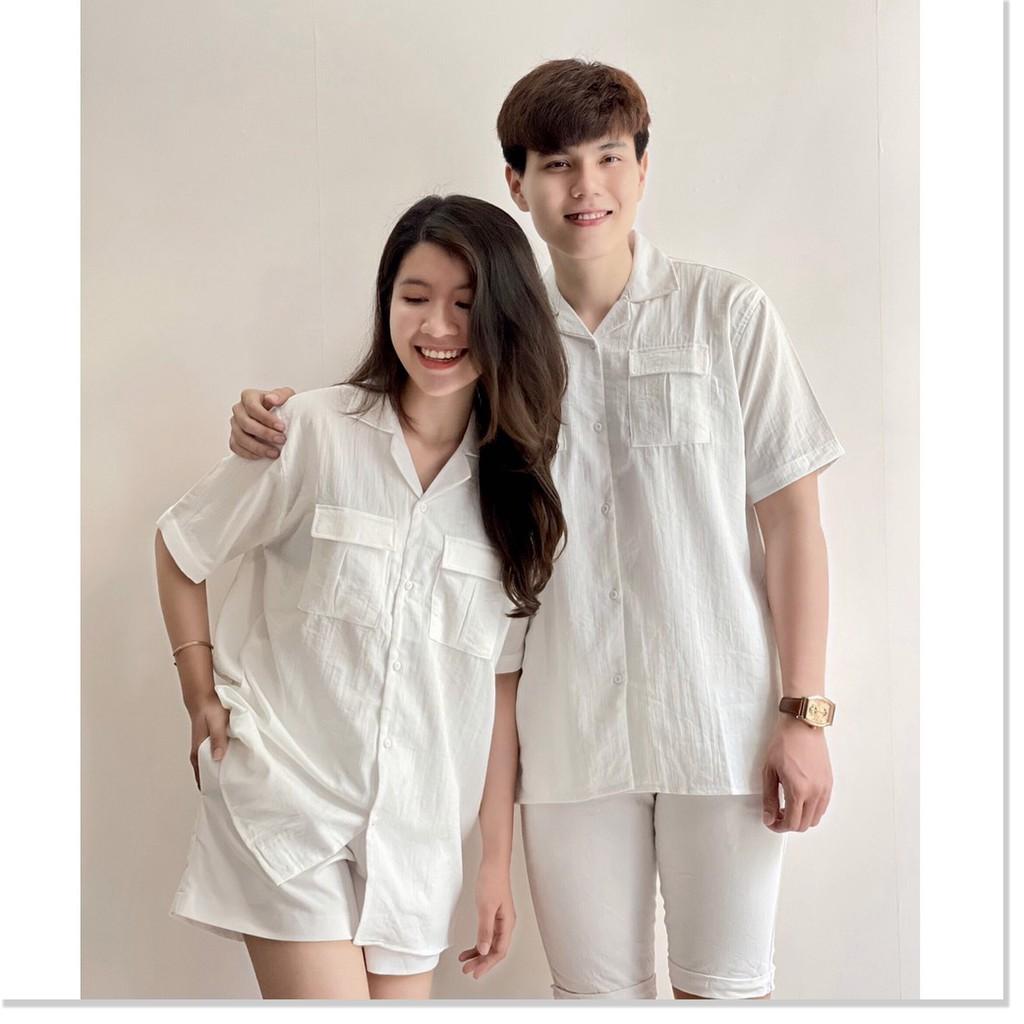 ÁO SƠ MI ĐŨI CO VEST,CÓ TÚI,MÀU SẮC HÀI HÒA,CHẤT LIỆU VÃI THOÁNG MÁT 1HIT1 FASHION