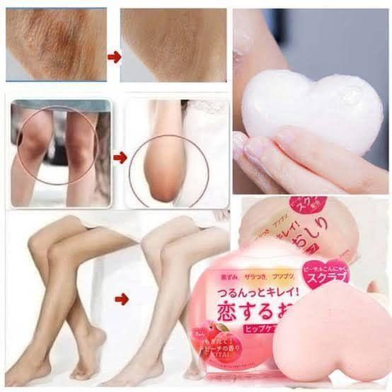 Xà Phòng Tắm Mờ Thâm Mông Pelican Hip Care Scrub Soap 80g