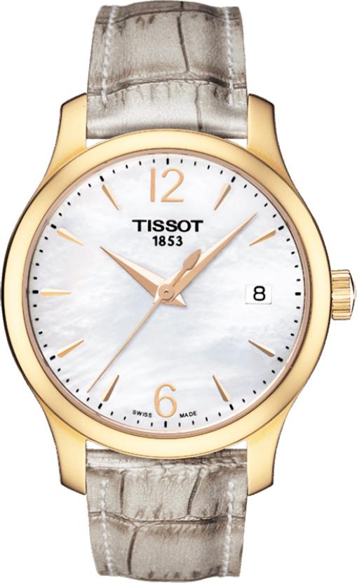 Đồng Hồ Nữ Dây Da Tissot T063.210.37.117.00 (33mm) - Xà Cừ