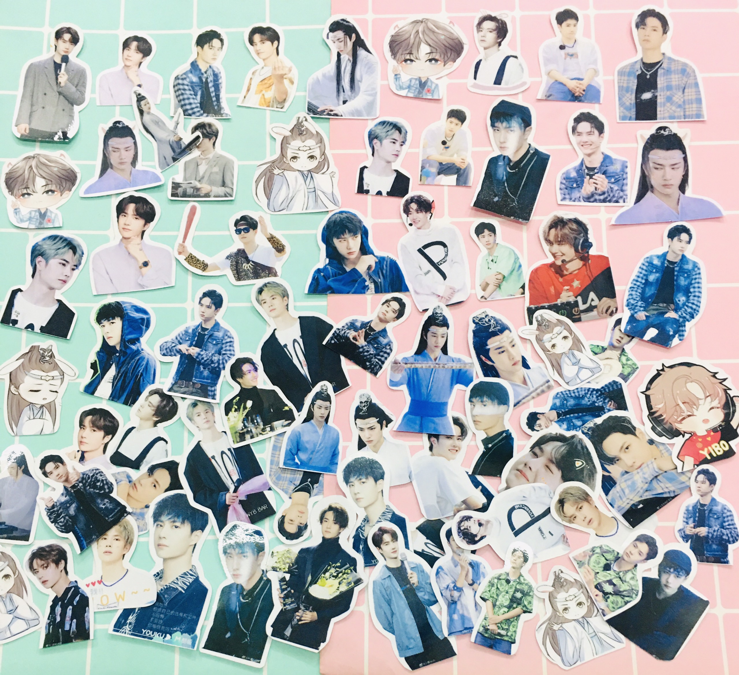 30 ảnh sticker Vương Nhất Bác