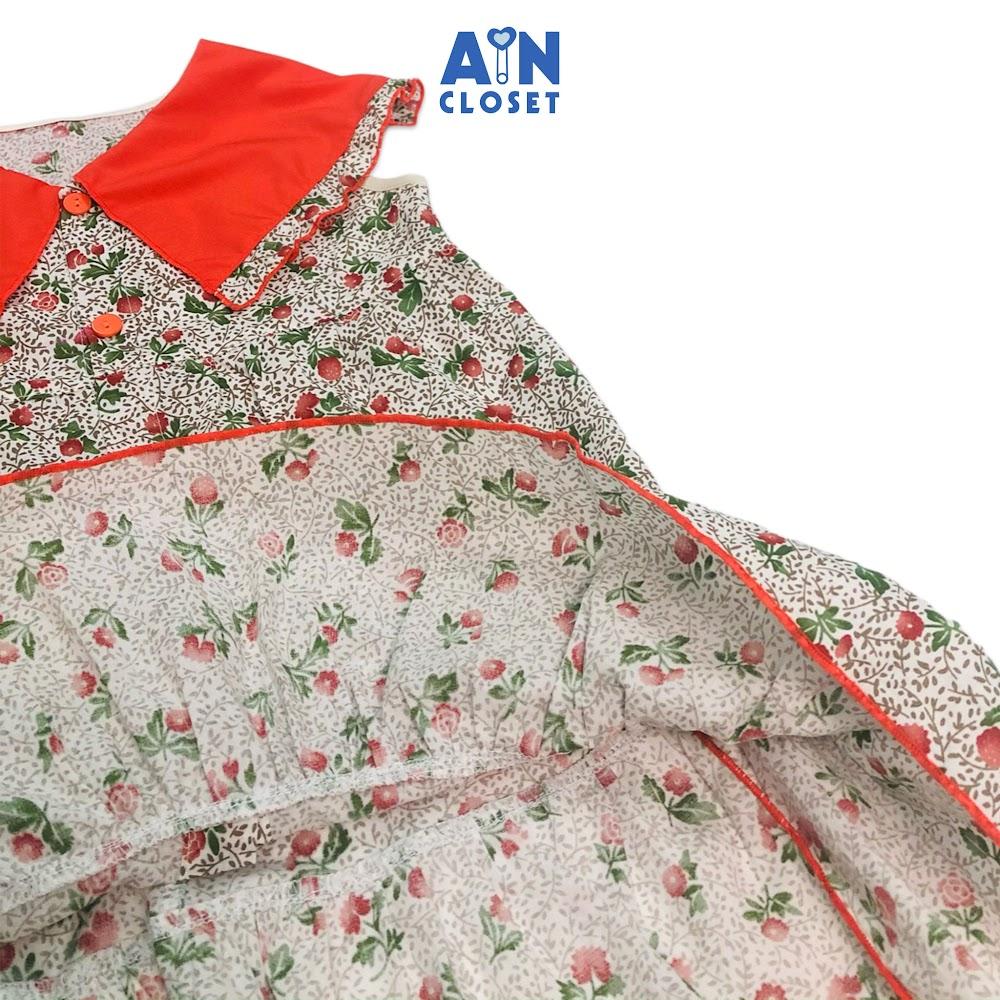 Đầm bé gái họa tiết Hoa Tiểu muội cotton - AICDBGDDCOYD - AIN Closet